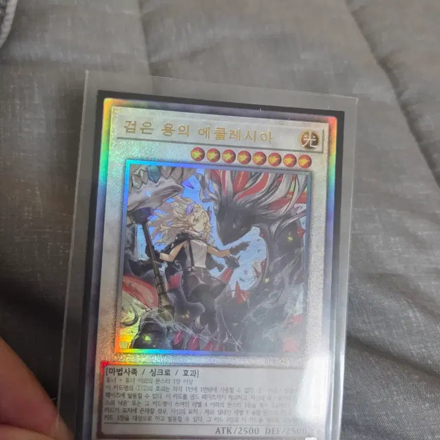 [BUNJANG] Black Dragon Ecclesia Ultimate Rare Card / 검은 용의 에클레시아 얼티밋레어
