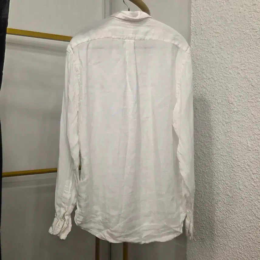 [SOLD OUT] 폴로 린넨 셔츠 화이트 클래식핏 m