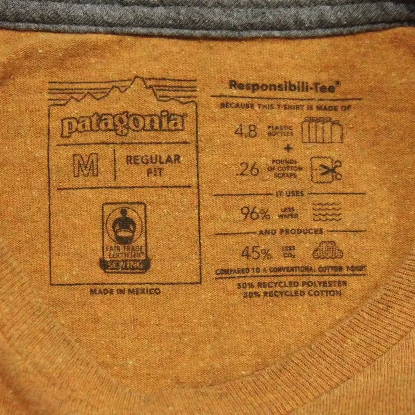 [BUNJANG] Patagonia Brown Round T-Shirt (Men&