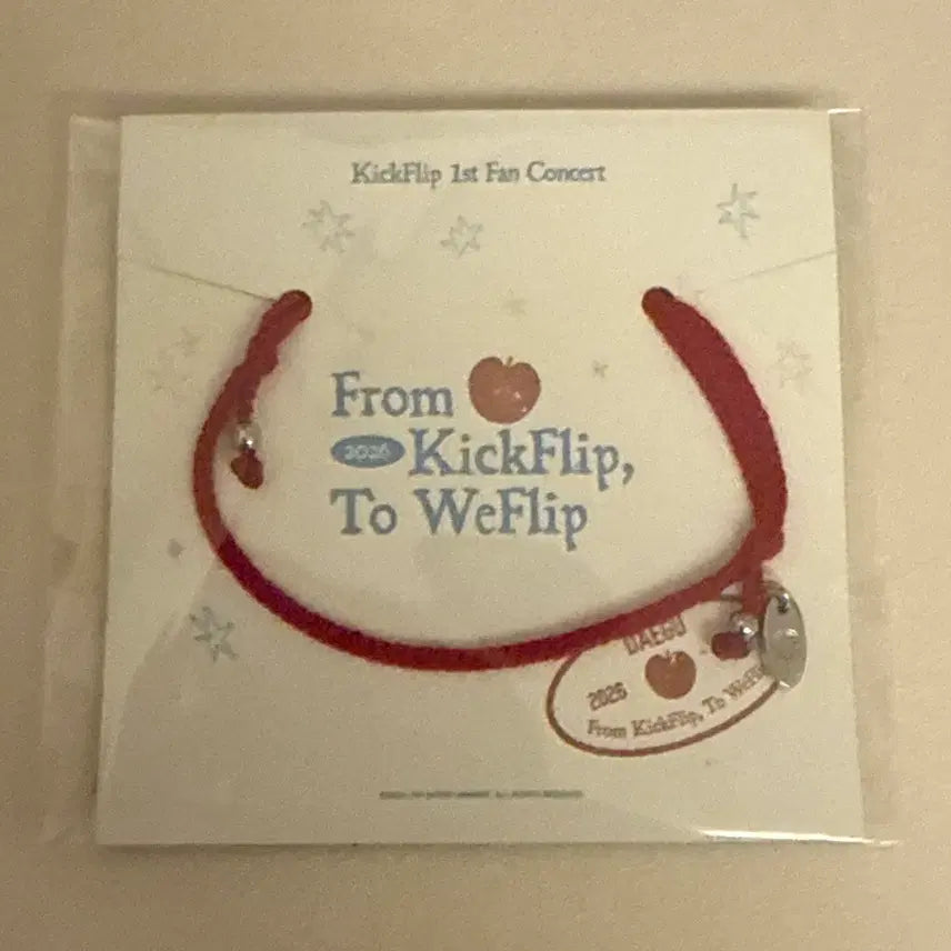 [BUNJANG] Kickflip Daegu Concert Fancon Wristband / 킥플립 대구콘 팬콘 실팔찌