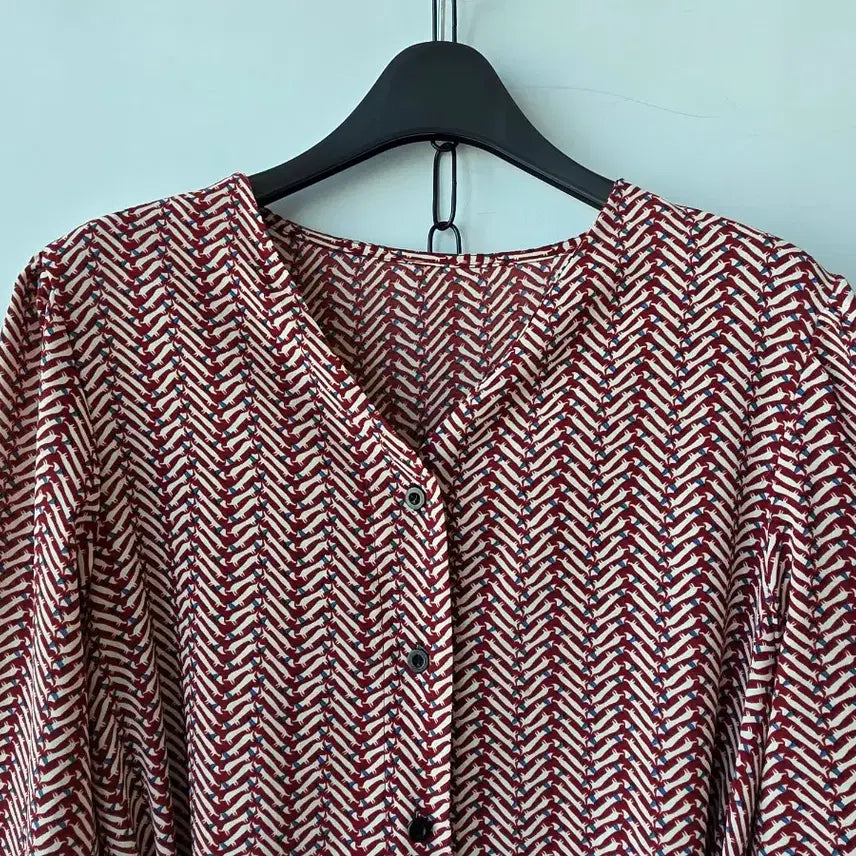 [SOLD OUT] 66-77)무늬 스트랩 원피스