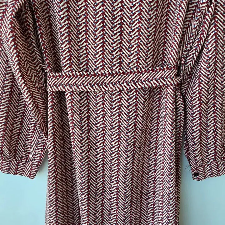 [SOLD OUT] 66-77)무늬 스트랩 원피스