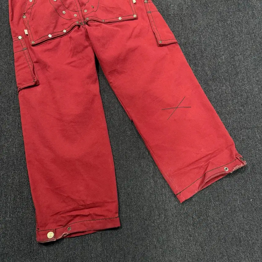 [BUNJANG] True Religion Burgundy Master Hunter Denim Pants L / 트루릴리젼 버건디 마스터 헌터 데님팬츠