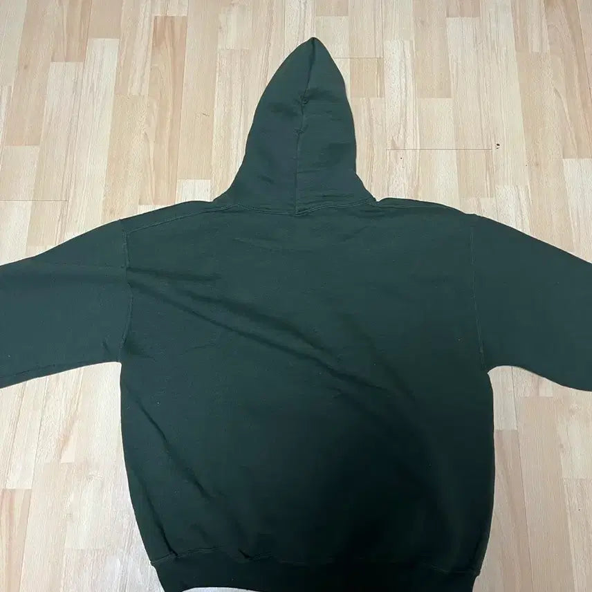 [BUNJANG] Russell Athletic Vintage Moss Green Hoodie / 러셀 애슬레틱 00s 빈티지 모스그린 후드티