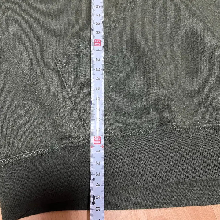 [BUNJANG] Russell Athletic Vintage Moss Green Hoodie / 러셀 애슬레틱 00s 빈티지 모스그린 후드티