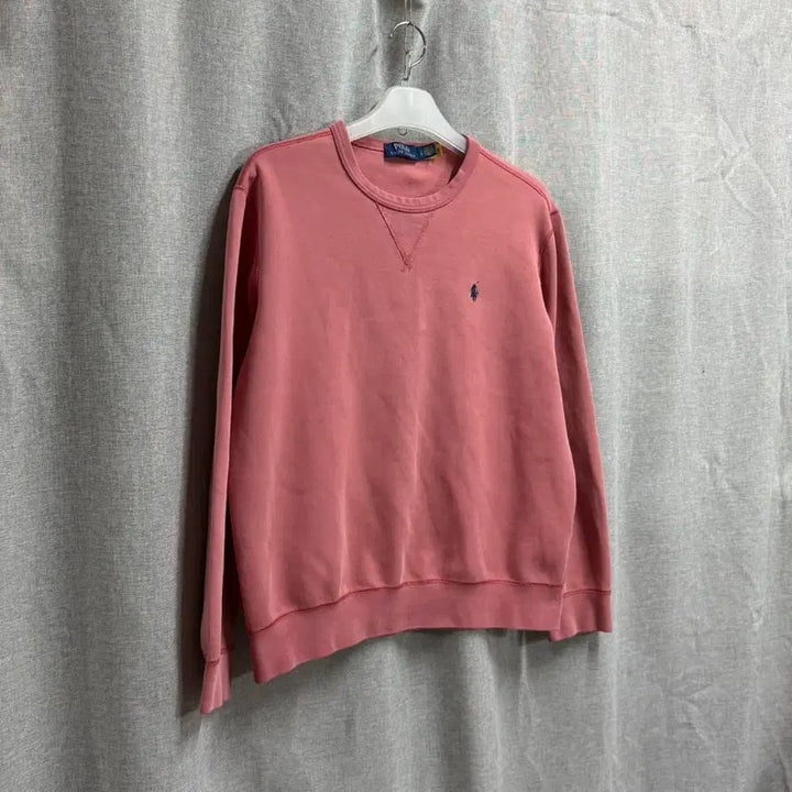 [BUNJANG] [L] 폴로 랄프로렌 POLO 핑크 피그먼트 긴팔 맨투맨 / [L] 폴로 랄프로렌 POLO 핑크 피그먼트 긴팔 맨투맨