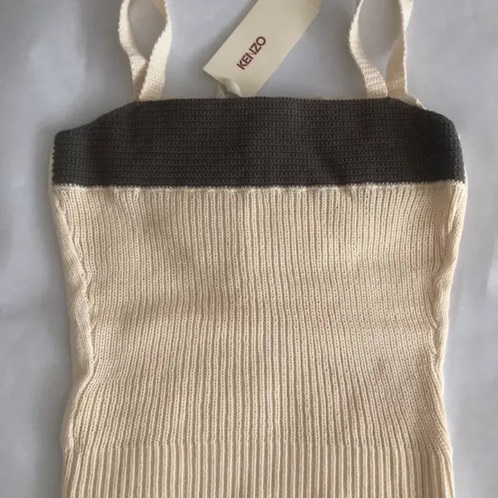[BUNJANG] Kenzo Sleeveless Crochet Knit Top / 겐조(KENZO) 민소매 크로셰 니트
