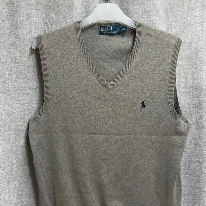 [BUNJANG] Polo Ralph Lauren V-Neck Cotton Knit Vest / [M/100] 폴로 랄프로렌 브이넥 코튼 면 니트조끼 베스트