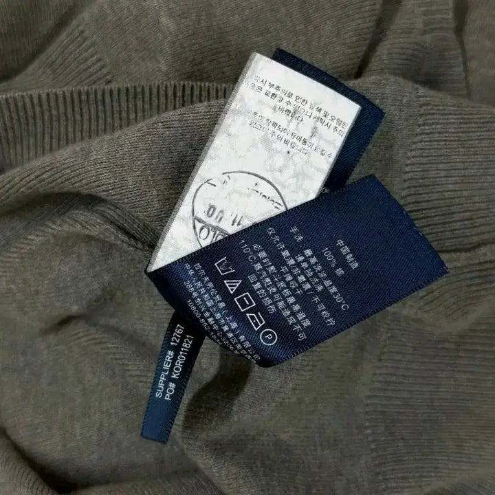 [BUNJANG] Polo Ralph Lauren V-Neck Cotton Knit Vest / [M/100] 폴로 랄프로렌 브이넥 코튼 면 니트조끼 베스트