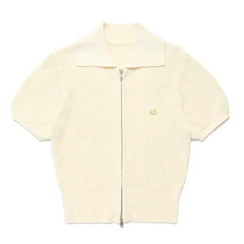 [SOLD OUT] 로라로라 봄 니트 집업 (옐로우 아이보리)