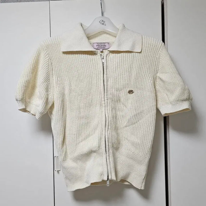 [SOLD OUT] 로라로라 봄 니트 집업 (옐로우 아이보리)