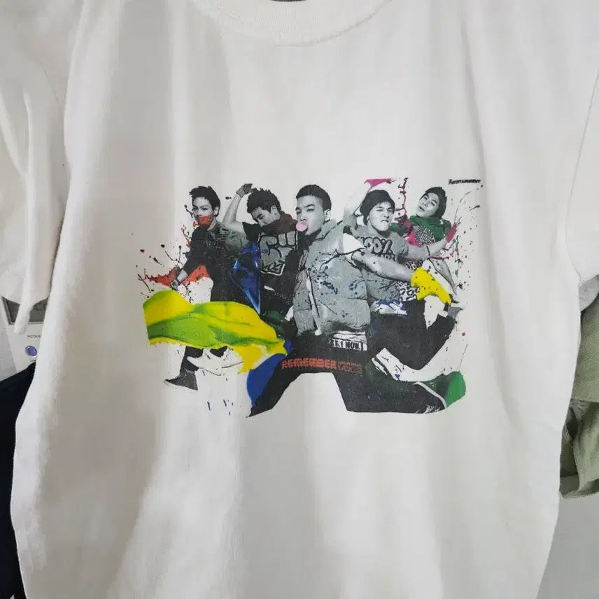 [BUNJANG] Bigbang Group Printing T-shirt / 빅뱅 그룹 프린팅 반팔티셔츠