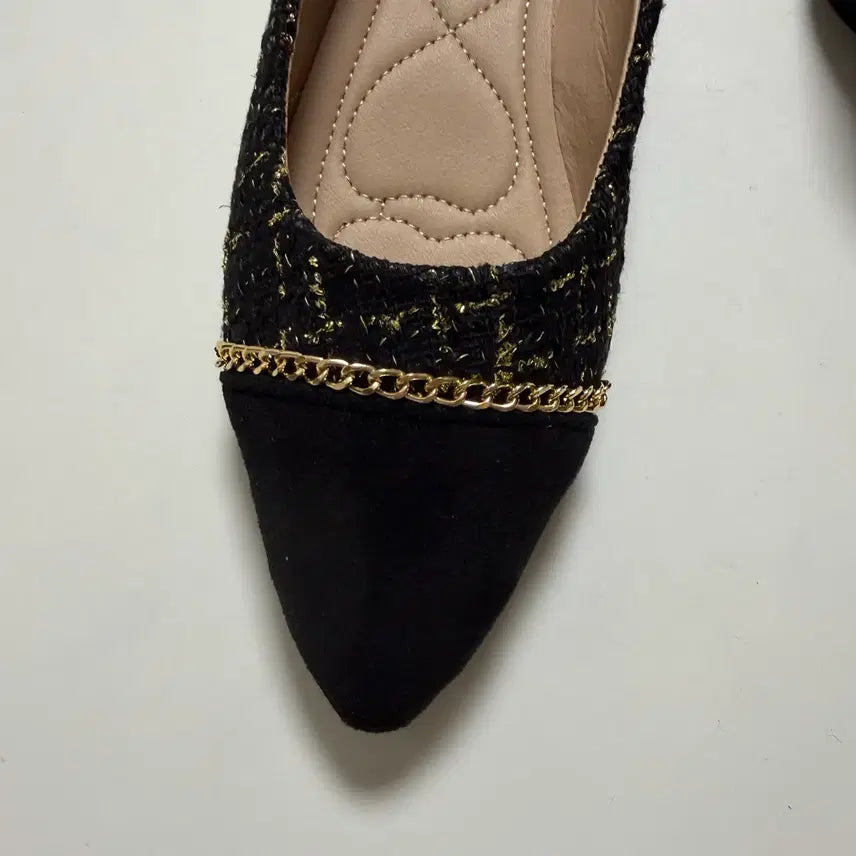 [BUNJANG] Tweed Flat Shoes / 새상품 여자 트위드 플랫슈즈