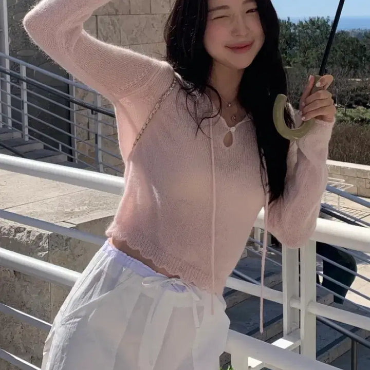 [BUNJANG] Siye Getty Knit Pink / 샵시예 siye 게티 니트 핑크
