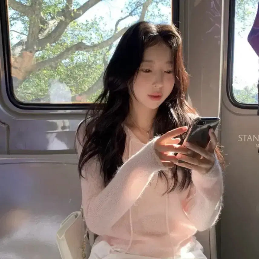 [BUNJANG] Siye Getty Knit Pink / 샵시예 siye 게티 니트 핑크