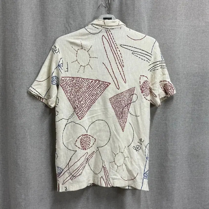 [SOLD OUT] [M] 자라 ZARA 패턴 반팔 코튼 셔츠 남방