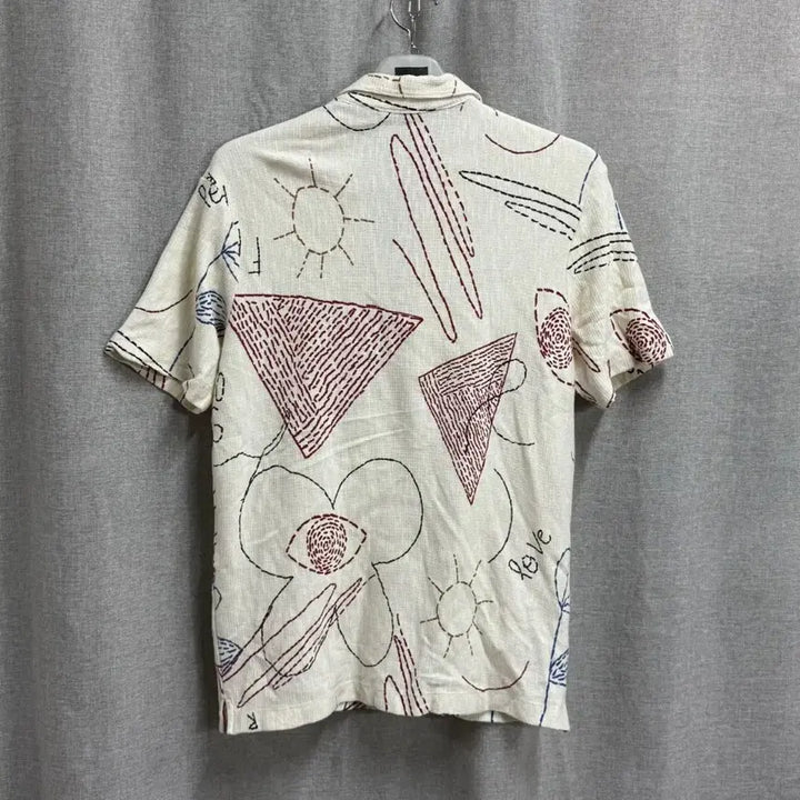 [SOLD OUT] [M] 자라 ZARA 패턴 반팔 코튼 셔츠 남방