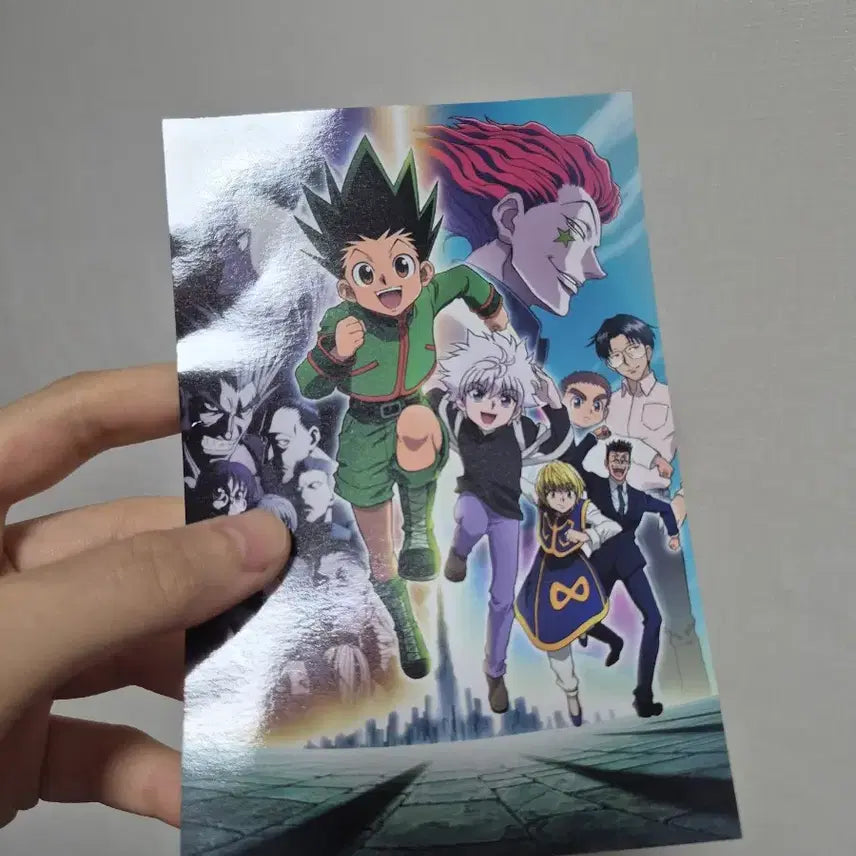 [BUNJANG] Hunter x Hunter Collaboration Cafe POB Postcard/Stand Illumi Kurapika Killua Bundle Set / 헌터헌터 콜라보카페 특전 엽서/스탠드 이르미 크라피카 키르아 일괄