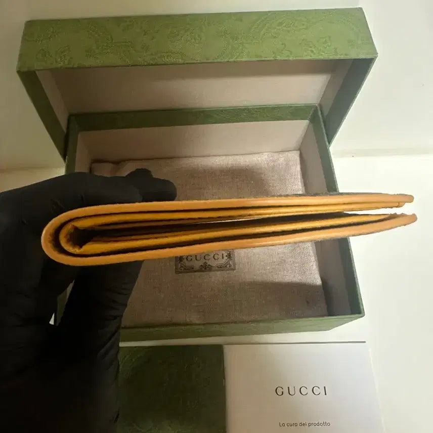 [BUNJANG] Gucci GG Supreme Detail Bifold Wallet / 구찌 GG수프림 디테일 반지갑(새상품급)