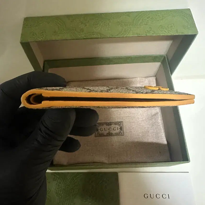 [BUNJANG] Gucci GG Supreme Detail Bifold Wallet / 구찌 GG수프림 디테일 반지갑(새상품급)