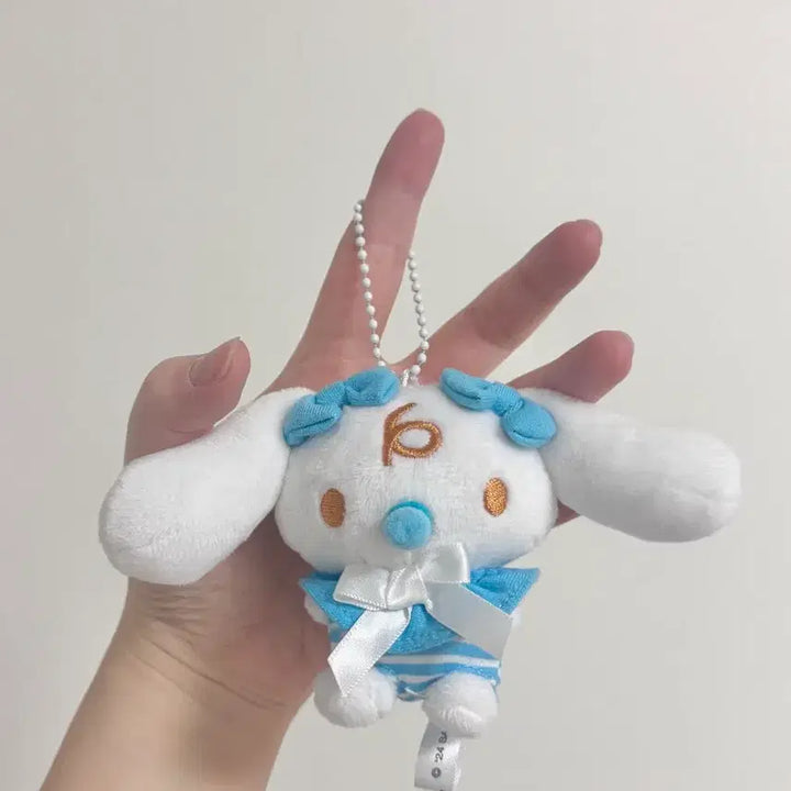 [BUNJANG] Sanrio Cinnamoroll Milk Plush Keychain Bundle Set / 산리오 시나모롤 밀크 인형 키링 일괄