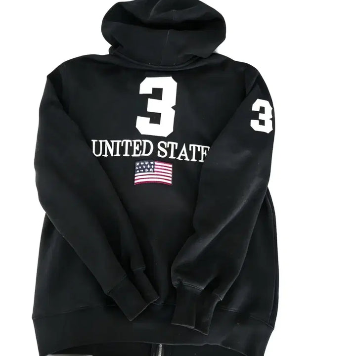 [BUNJANG] Polo Big Pony American Flag Hoodie / 폴로 빅포니 성조기 후드집업