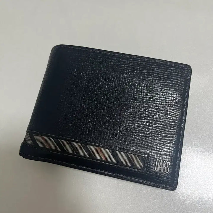 [BUNJANG] Daks Black Leather Wallet / 닥스 블랙 가죽 반지갑