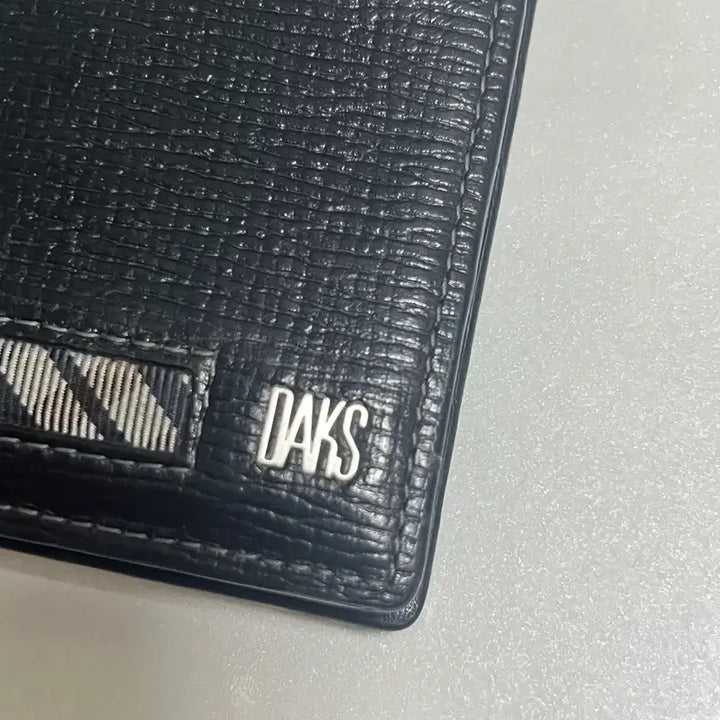 [BUNJANG] Daks Black Leather Wallet / 닥스 블랙 가죽 반지갑