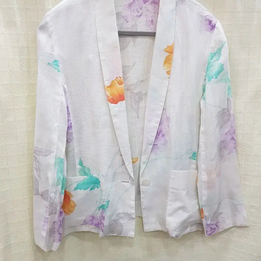 [SOLD OUT] 레오나드 플라워 패턴 린넨 자켓