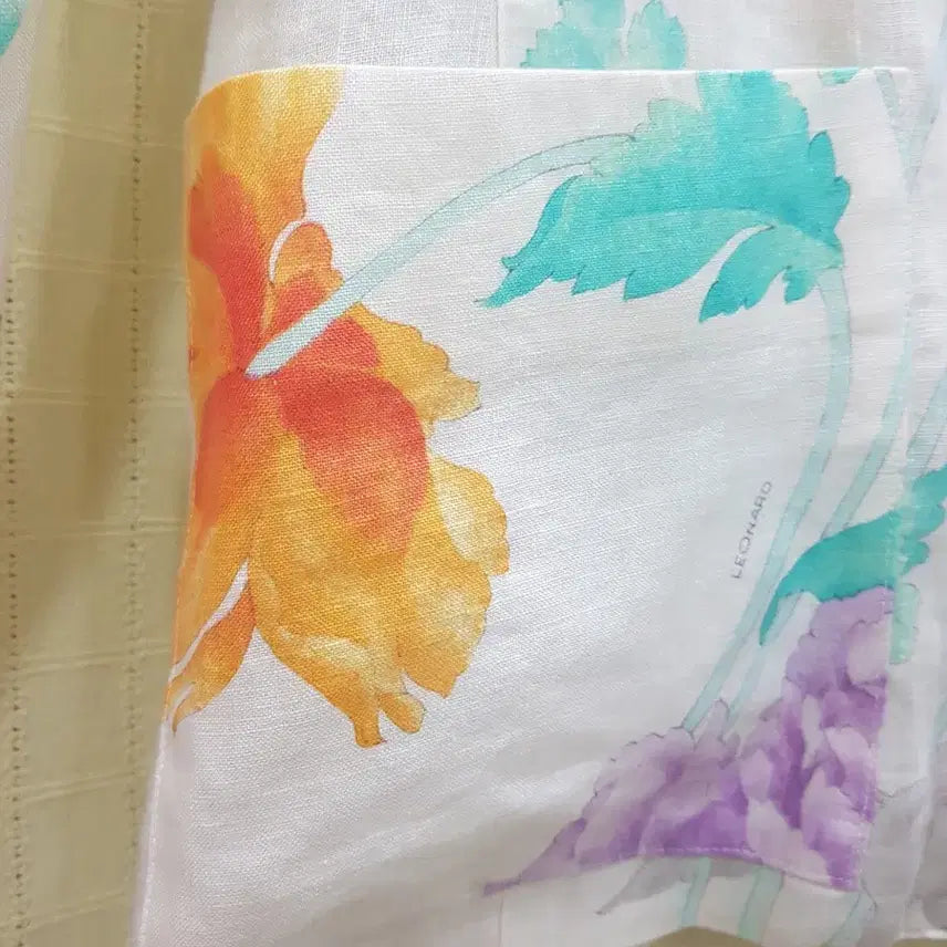 [SOLD OUT] 레오나드 플라워 패턴 린넨 자켓