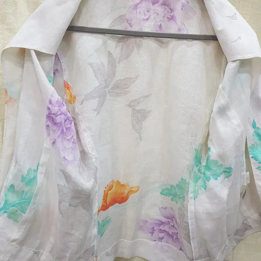 [SOLD OUT] 레오나드 플라워 패턴 린넨 자켓