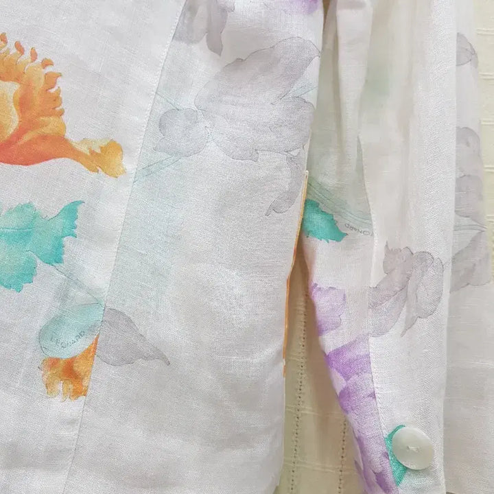 [SOLD OUT] 레오나드 플라워 패턴 린넨 자켓
