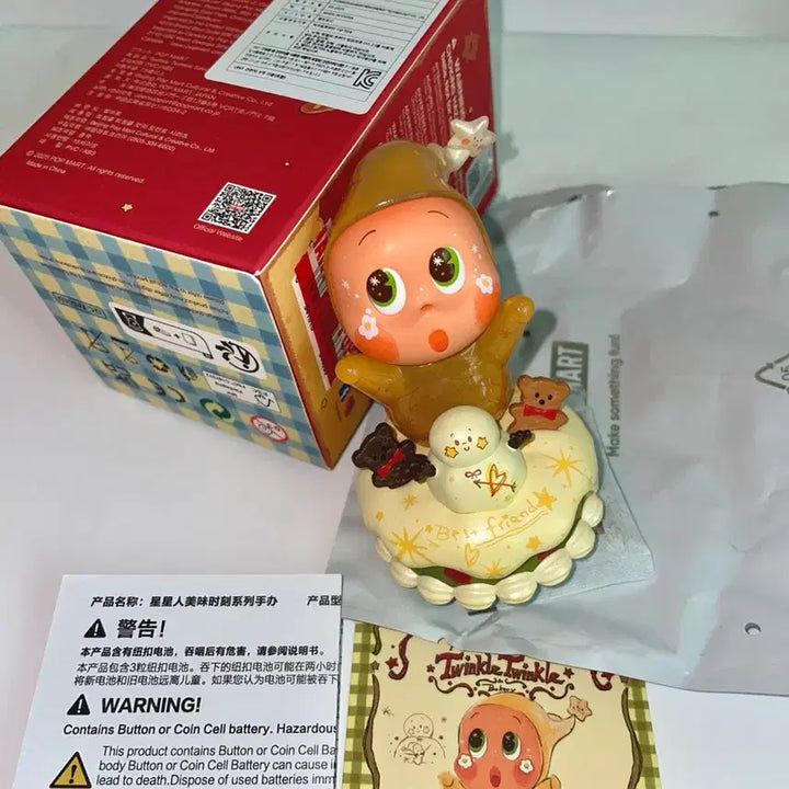 [BUNJANG] Pop Mart Small Star Figure Matcha Cream Snow (Secret) / [시크릿 단순개봉] 팝마트 작은별 피규어 맛있는 한 입 말차크림스노우