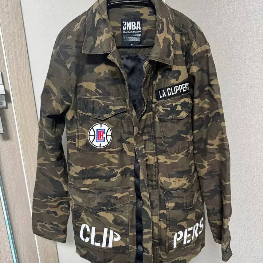 [BUNJANG] NBA LA Clippers Camo Jacket / NBA LA 클리퍼스 카모 자켓