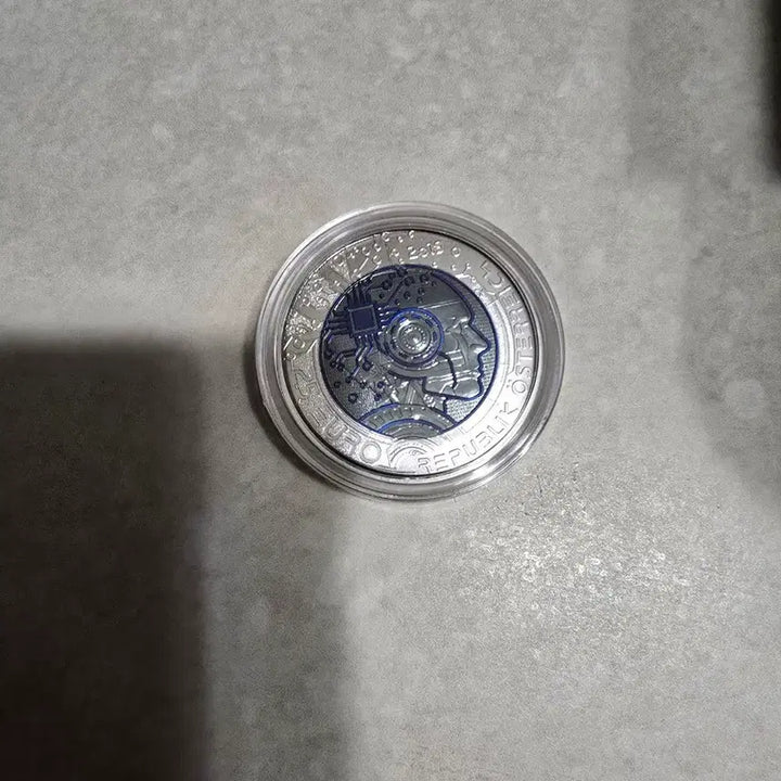 [BUNJANG] Austria 2019 Artificial Intelligence 25 Euro Niobium Silver Coin (with Case) / 오스트리아 니오븀 코인 2019 인공지능 25유로 은화 (케이스 포함)