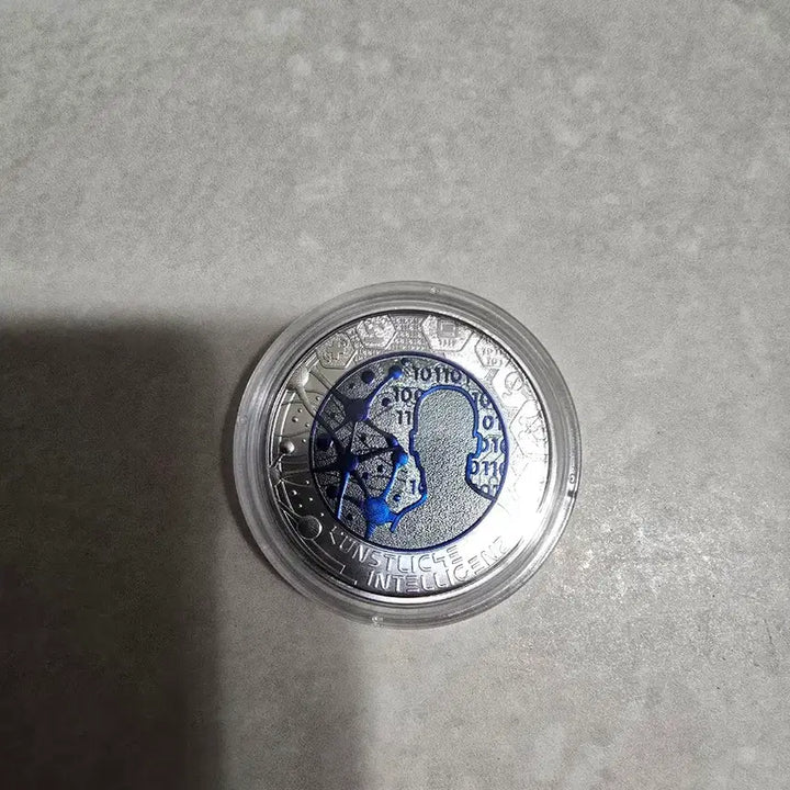 [BUNJANG] Austria 2019 Artificial Intelligence 25 Euro Niobium Silver Coin (with Case) / 오스트리아 니오븀 코인 2019 인공지능 25유로 은화 (케이스 포함)