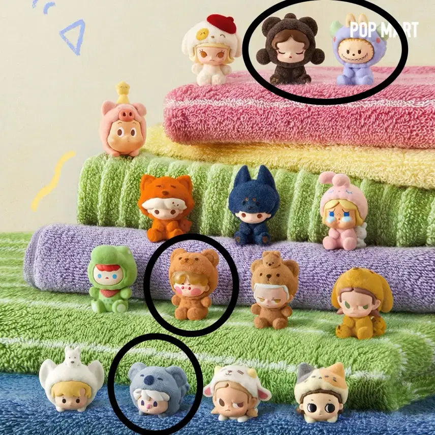 [BUNJANG] Pop Mart POBBIE Pajama Series 4 Figure Bundle Set / 팝마트 팝빈 파자마시리즈 4종 일괄판매