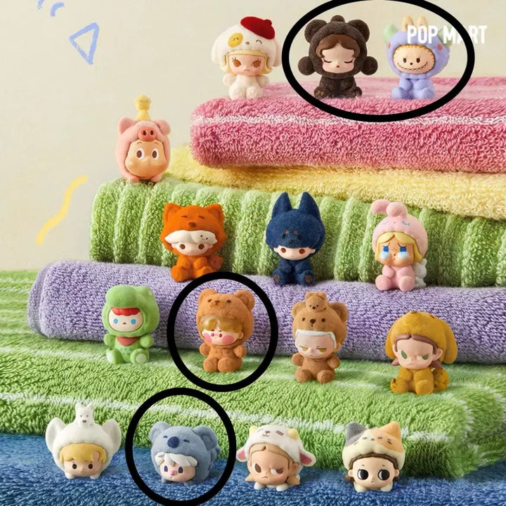 [BUNJANG] Pop Mart POBBIE Pajama Series 4 Figure Bundle Set / 팝마트 팝빈 파자마시리즈 4종 일괄판매
