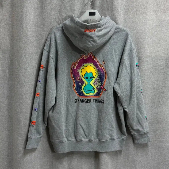 [BUNJANG] Nerdy New World Cotton Long Sleeve Hoodie / [F] 널디 루즈핏 New World 코튼 긴팔 후드티