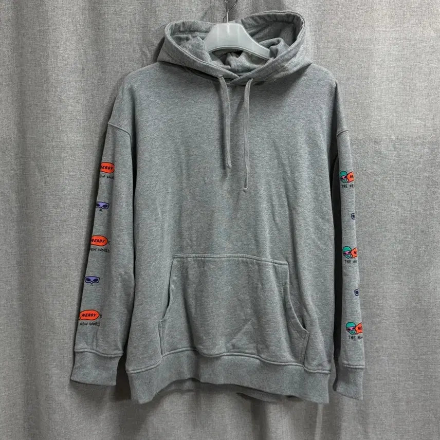[BUNJANG] Nerdy New World Cotton Long Sleeve Hoodie / [F] 널디 루즈핏 New World 코튼 긴팔 후드티