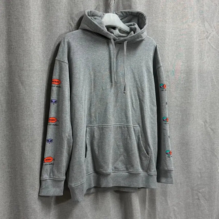 [BUNJANG] Nerdy New World Cotton Long Sleeve Hoodie / [F] 널디 루즈핏 New World 코튼 긴팔 후드티