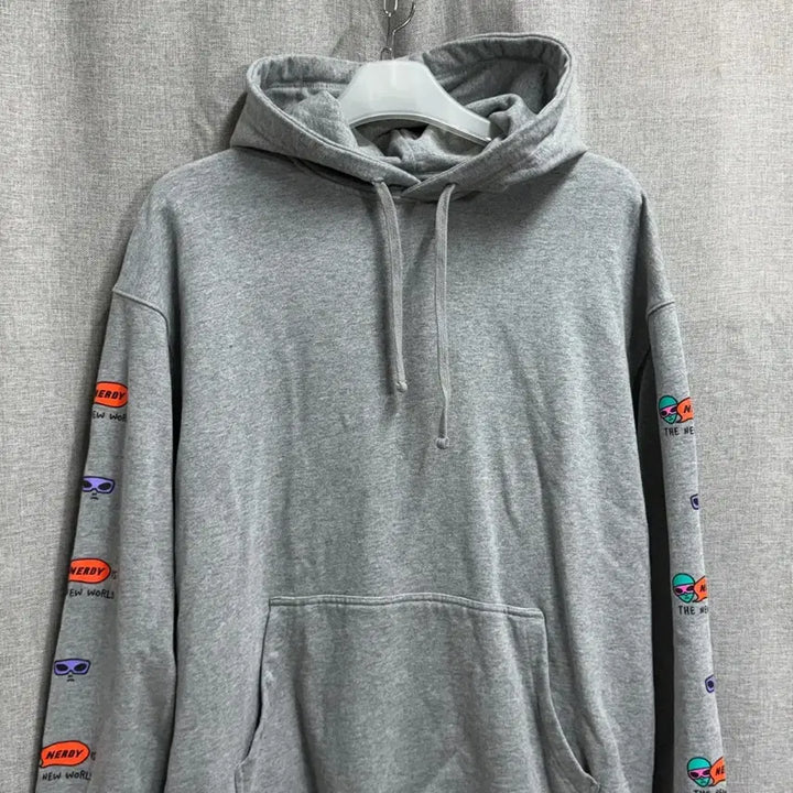 [BUNJANG] Nerdy New World Cotton Long Sleeve Hoodie / [F] 널디 루즈핏 New World 코튼 긴팔 후드티