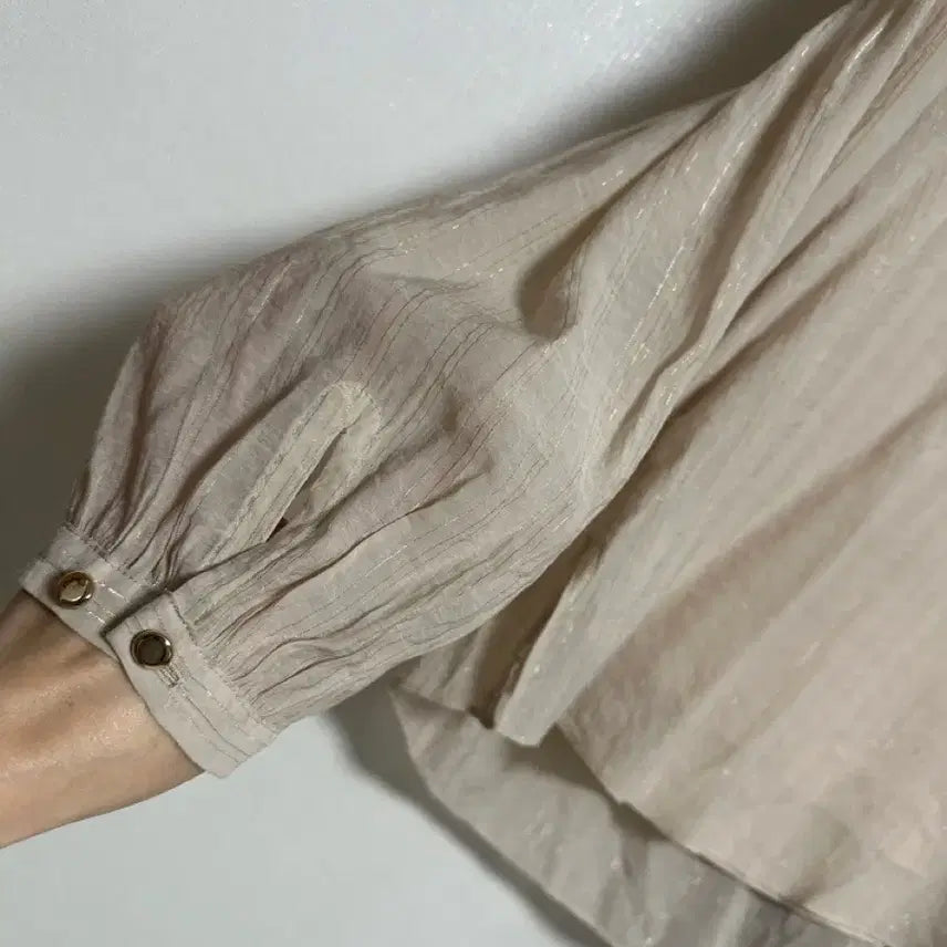 [BUNJANG] SJSJ Ruffle Collar Asa Cotton Blouse / SJSJ 21 러플카라 아사면 블라우스