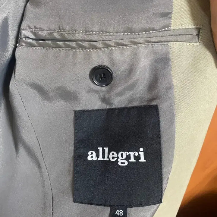 [BUNJANG] Allegri Cotton Single Jacket / [ALLEGRI] 알레그리 코튼 싱글자켓 48사이즈