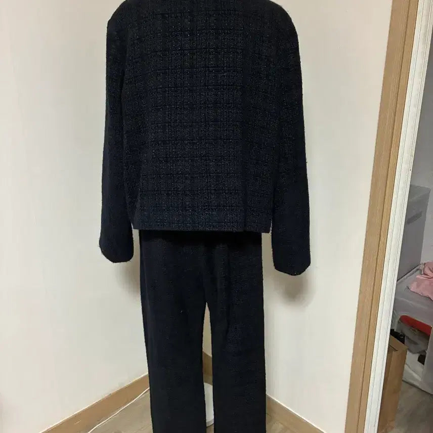 [BUNJANG] Navy Tweed Set / 네이비 트위드 셋업