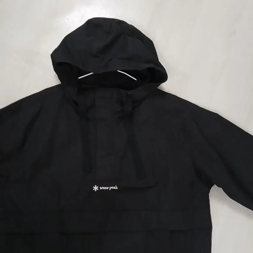 [BUNJANG] Snowpeak Black Anorak Jacket / 스노우피크 블랙 아노락 정품 실측100