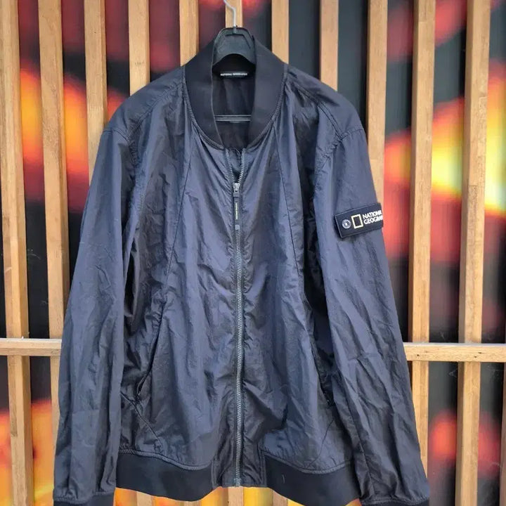 [SOLD OUT] 내셔널지오그래픽 블랙 봄버 자켓105