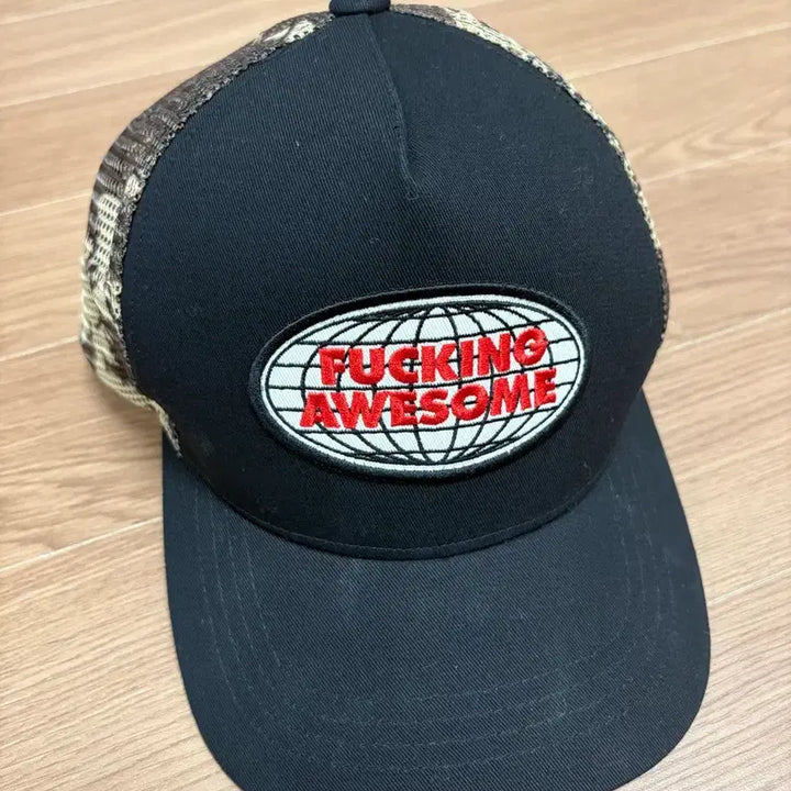 [SOLD OUT] 퍼킹어웨썸 fucking awesome 버팔로 카모 스냅백 메쉬캡