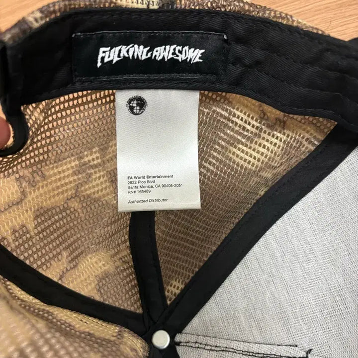 [SOLD OUT] 퍼킹어웨썸 fucking awesome 버팔로 카모 스냅백 메쉬캡