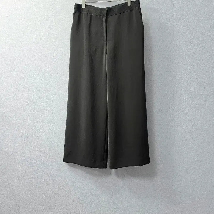 [BUNJANG] Hansum LANVIN Black Wide Pants / 한섬25년 랑방LANVIN 컬렉션 블랙 와이드팬츠